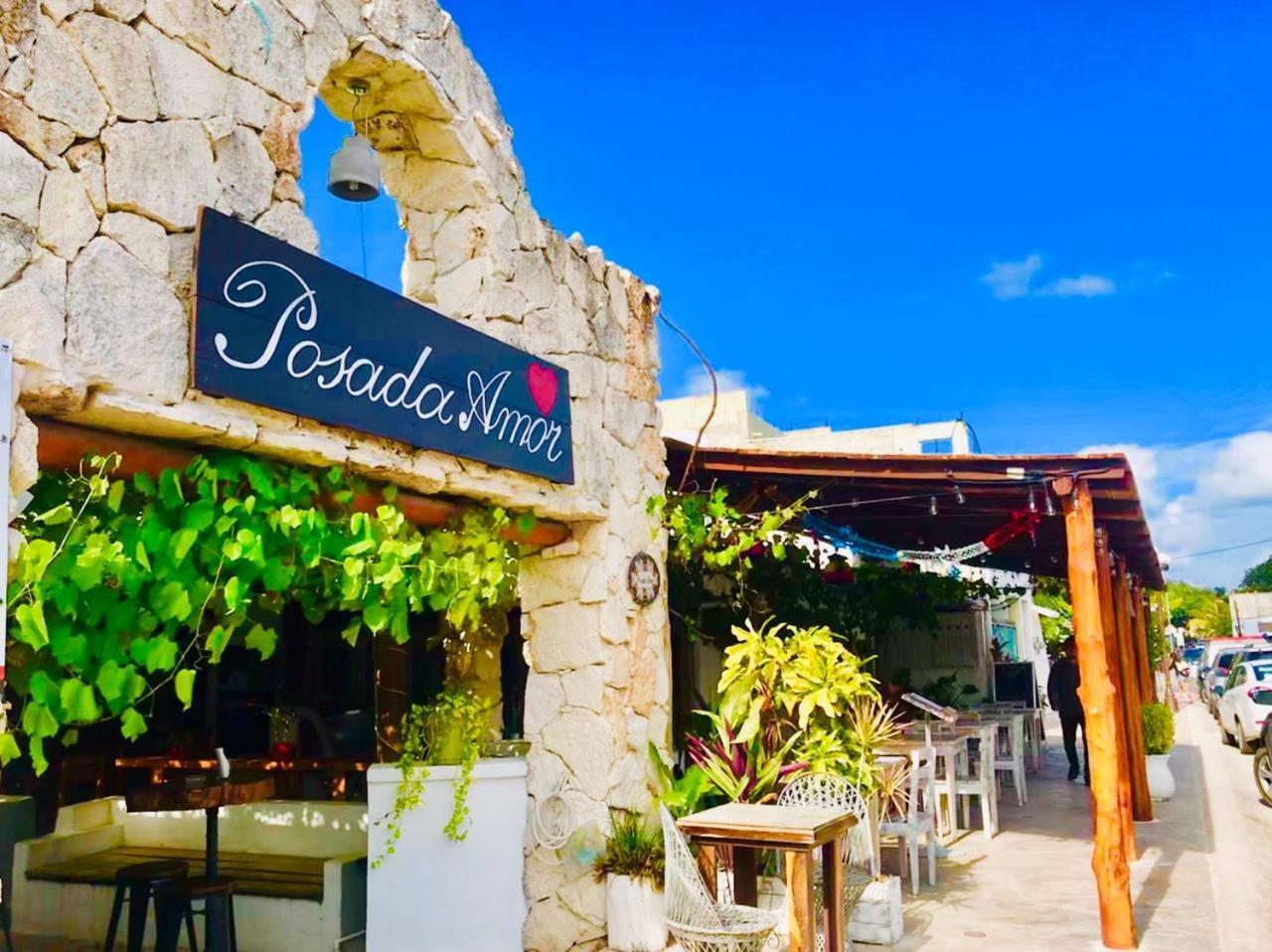 Posada Amor Hotel Boutique Puerto Morelos Dış mekan fotoğraf